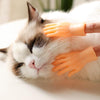 Cat Massage Gloves & Finger Cots - Gentle Grooming & Bonding