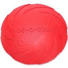 Large Dog Flying Disc (18cm, Red) - Durable Rubber Frisbee