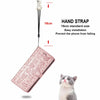 For Alcatel 1S 2021 Lovely Cat and Dog Embossing Pattern Horizontal Flip Leather Case , with Holder & Card Slots & Wallet & Cartoon Clasp & Lanyard(Rose Gold)