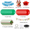 12 Inch Sequin Mall Decoration Balloon Christmas Set(Blue Star Letter)