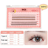 BQI B7229 Lightweight Natural Curling Three-dimensional Slim False Eyelashes, Style: Type A+Fishtail+Undercib (200PCS)