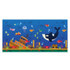 SY004 Resort Seaside Portable Diving Printed Microfiber Beach Towel(Ocean World)