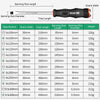 BOLEEI 8.0x250mm Phillips Heart Piercing Knockable Screwdriver Convertible Tool
