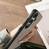 For Samsung Galaxy S25 5G Magsafe Magnetic Plain Leather Phone Case(Black)