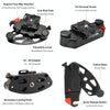 JMSUZ JMSUZ12412 For GoPro Quick Hanging Outdoor SLR Camera Waist Buckle(Black)