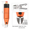 HSD HS-5M+S2 Cut Metal Set 2 In 1 Pneumatic Snip Plier Cutting Metal Plastic Model Scissor Tool