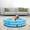 Household Indoor and Outdoor Children Round Three Rings Inflatable Swimming Pool Ball Pool, Size:90 x 30cm(Blue Star Alliance)