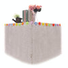 Hawaiian Table Dress Seaside Party Festive Bazaar Table Decorations, Size: 276x30cm(White)