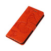 For Samsung Galaxy A26 5G Global 3D Butterfly Embossed Pattern Flip Leather Phone Case(Orange)