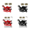 Motorcycle Disc Brake Caliper Pads For ATV Harley 49CC Trotting Black Left Accessory Kits