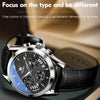 OLEVS 2876 Men Multifunctional Sports Chronograph Quartz Watch(Black)