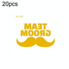 20 PCS Waterproof Bachelor Party Hot Stamping Wedding Bridal Tattoo Stickers(VC-235)