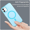 For iPhone 11 MagSafe Frosted Translucent TPU + PC Full Coverage Phone Case(Blue)