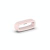 20mm Silicone Watch Strap Keeper Rings, Light Pink (10pcs)