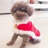 Christmas Pet Cloak, Red, Small Dog/Cat, Warm Fleece