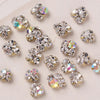 20 PCS Nail Jewelry Stacked Diamond Nail Sticker Accessories(H525 Small AB)