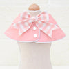 Small Dog/Cat Pink Triangle Bib Scarf - Absorbent Cotton