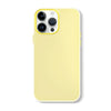 For iPhone 13 Pro Max Skin Feeling Jelly Series TPU + PC Full Coverage Phone Case(Yellow)