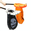 Halloween Palm Candy Bag Pumpkin Skull Begging Bags(Orange)