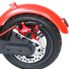 3 in 1 Scooter Modified Hydraulic Brake + 120mm Disc Brake Disc + Modified Seat Set For Xiaomi Mijia M365 Pro(Red Brake + Silver Adapter)