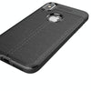 For iPhone X / XS Litchi Texture TPU Protective Back Cover Case (Black)