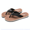 Market Maker MM0152RM Men Soft Sole Flip-Flops, Size: 39-40(Brown)