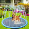 FY008 PVC Pet Sprinkler Mat Outdoor Lawn Water Fun Mat, Diameter: 150CM