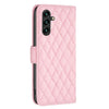 For Samsung Galaxy A56 5G Diamond Lattice Wallet Flip Leather Phone Case(Pink)