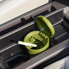 Car Heat Resistant Flame-retardant PBT Ashtray(Green)