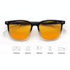 Watching Cell Phone Playing Games Anti-Blue Light Glasses Postoperative Flat Glasses, Color: Black Frame+ Transparent Lens