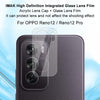 For OPPO Reno12 Pro Global imak High Definition Integrated Glass Lens Film
