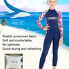 DIVE & SAIL Children Outdoor Sunscreen Long Sleeve Speed Dry Diving Suit, Size: XXL(Navy)