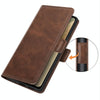 For Samsung Galaxy A22 4G Dual-side Magnetic Buckle Horizontal Flip Leather Case with Holder & Card Slots & Wallet(Brown)