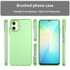 For Samsung Galaxy A06 4G Frosted Translucent TPU Hybrid PC Full Coverage Phone Case(Green)