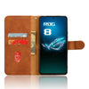 For ASUS ROG Phone 8 Pro Skin Feel Magnetic Flip Leather Phone Case(Brown)