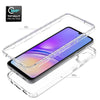 For Samsung Galaxy A05 Shockproof Clear Gradient PC + TPU Phone Case(Black)