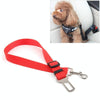 Dog Car Seat Belt, Adjustable Nylon Safety Harness, Red