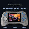 Q8 Handheld Game Console 3.0 Inch Screen Support TV Connection Built In 800 Games Doubles Transparent Blue
