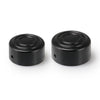 HP-A006 Motorcycle Modified Rear Axle Nut Covers Caps for Harley Sportster S(Black)