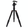 Triopo MT-2505C Adjustable Portable Aluminum Tripod with NB-1S Ball Head for Canon Nikon Sony DSLR Camera(Black)