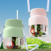 800ml Multifunctional Wireless Portable Juicer Large-capacity Outdoor Juicer(Green)