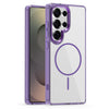 For Samsung Galaxy S24 5G Star Shield Thin Circle MagSafe Phone Case(Purple)