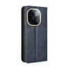 For vivo T3 Pro 5G / iQOO Z9S Pro 5G Magnetic Buckle Retro Texture Leather Phone Case(Blue)