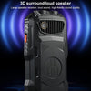 Q7+ 4G Elder Keypad Rugged Phone, 1.77 inch, 16800mAh, 21 Keys,  SOS, FM, Network: 4G, Dual SIM(Green)