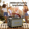 Zealot MT01M Retro Card Portable Wireless Bluetooth Speaker with Microphone(White)