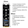 5pcs NGFF M.2 Rotor PCI-E Channel USB3.0 Transfer Card Graphics Extension Transfer(Black)