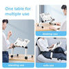 L03 Adjustable Lifting Reading Rack Book Holder Laptop Stand,Style Double Section Black