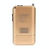 HRD-737 Portable Aircraft Band Radio Wide Frequency Receiver (Gold)