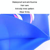 HAIZID Cute Cartoon Waterproof Silicone Children Swimming Cap(Fish Scales Royal Blue)