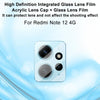 For Xiaomi Redmi Note 12 4G Global imak Integrated Rear Camera Lens Tempered Glass Film